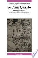 Se come quando. Percorsi biografici nella maternità contemporanea