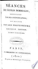 Séances des Écoles normales