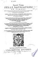 Secondo volume delle navigationi et viaggi