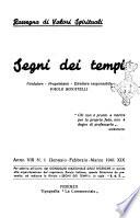 Segni dei tempi rassegna di scienze morali