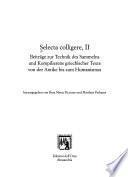 Selecta Colligere