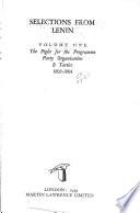 Selections from Lenin