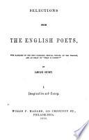 Selections from the English poets