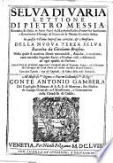 Selva di varia lettione. Rinovata et divisa in sette parti da Mambrin Roseo, Francesco Sansovino, e Bartolomeo Dionigi da Fano con la nuova seconda selva. In questa ultima impressione corretta et ampliata della nuova terz a selva raccolta da Girolamo Brusoni ... con le vite degl ultimi Imperadori Ottomani sino al regnante Ecmet; (etc.)