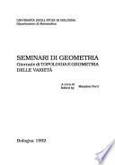 Seminari di geometria