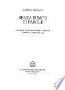 Senza rumor di parole