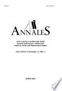 Series Historia et sociologia