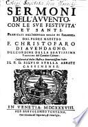 Sermoni del avvento ...