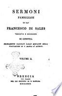 Sermoni famigliari di San Francesco di Sales vescovo e principe di Ginevra ... Volume 1.(4.)