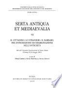 Serta antiqua et mediaevalia