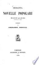 Sessanta novelle popolari montalesi (circondario di Pistoia)