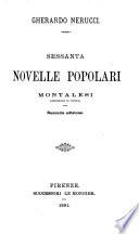 Sessanta novelle popolari montalesi