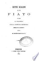 Sette scalini in un fiato, ovvero La mamma della signora maestra commedia per le giovanette scritta da Mauro Ricci
