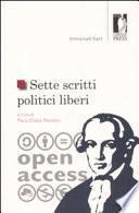 Sette scritti politici liberi