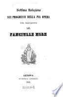 Settima relazione sui progressi della pia opera per riscatto delle fanciulle More