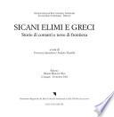 Sicani, elimi e greci