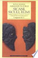 Sicani, siculi, elimi