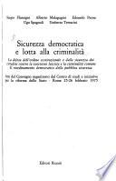 Sicurezza democratica e lotta alla criminalità