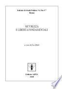 Sicurezza e libertà fondamentali