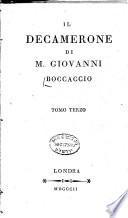 “Il” Decamerone di M. Giovanni Boccaccio