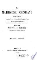 “Il” matrimonio cristiano