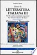 Sintesi di letteratura italiana