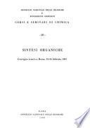 Sintesi organiche