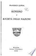 Sionismo e società delle nazioni