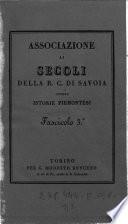 “I” Secoli Della Real Casa Di Savoia Ovvero Delle Storie Piemontesi