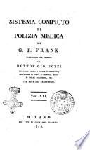Sistema compiuto di polizia medica di G. P. Frank