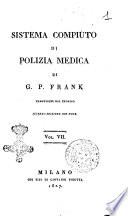Sistema compiuto di polizia medica di G. P. Frank