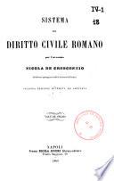 Sistema del diritto civile romano