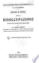 Sistemi di difesa contro la disoccupazione