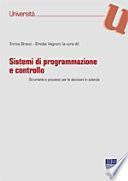 Sistemi di programmazione e controllo. Strumenti e processi per le decisioni in azienda