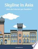 Skyline in Asia Libro da Colorare per Bambini 1