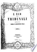 “L'” eco dei tribunali