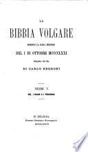 “La” Bibbia volgare