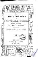 “La” divina commedia di Dante Alighieri: Paradiso. 1864