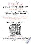 “La” regola del canto fermo Ambrosiano