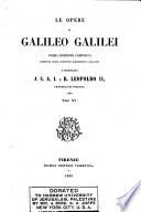 “Le” opere di Galileo Galilei: Opere letterarie. 1856