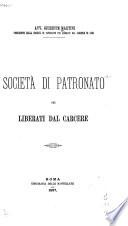 Società di patronato pei liberati dal carcere
