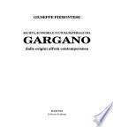 Società, economia e cultura materiale del Gargano