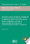 Societates publicanorum e societates vectigales nella Roma antica