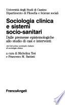Sociologia clinica e sistemi socio-sanitari