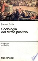 Sociologia del diritto positivo
