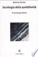 Sociologia della quotidianità