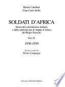 Soldati d'Africa: 1930-1939