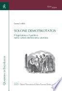 Solone demotikotatos. Il legislatore e il politico nella cultura democratica ateniese