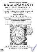 Somma della vangelica osseruanza. RAGIONAMENTI.