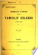 Sommario storico delle famiglie celebri Toscane, compilato da Demostene Tiribilli-Giuliani, riveduto dal Cav. Luigi Passerini